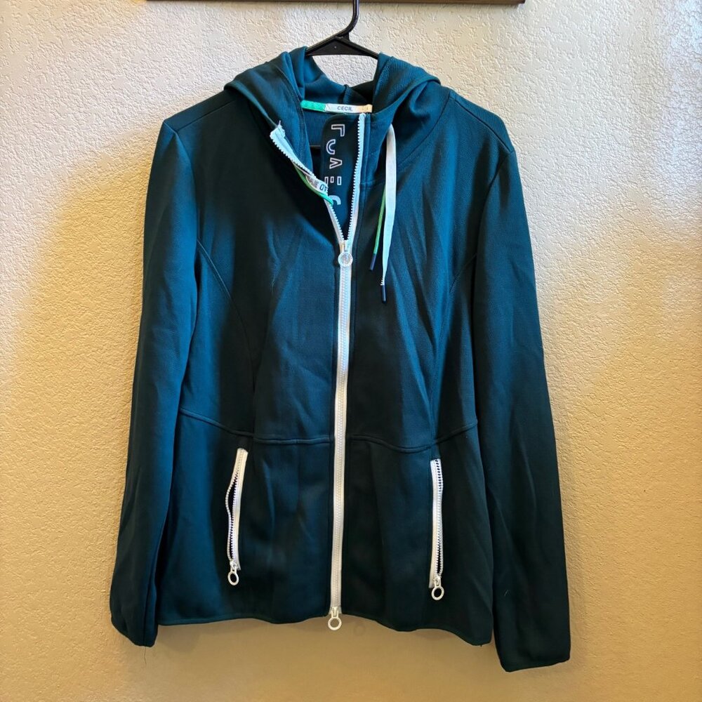 Cecil Womens Green Hoodie, size Large, Never worn with tags on